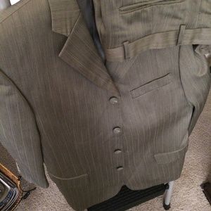 Vanetti Suit 100% Polyester Mens 38R 4 Button